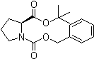 structure of CAS# 16881-39-3, N-Benzyloxycarbonyl-L-proline tert-butyl ester