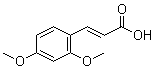 structure of CAS# 16909-09-4, trans-2,4-Dimethoxycinnamic acid