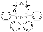 CAS # 1693-47-6, 1,1,3,3-Tetramethyltetraphenylcyclotetrasiloxane, 2,2,4,4-Tetramethyl-6,6,8,8-tetraphenylcyclotetrasiloxane