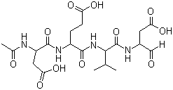 structure of CAS# 169332-60-9, Acetyl-aspartyl-glutamyl-valyl-aspartal