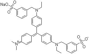 structure of CAS# 1694-09-3, Acid Violet 49