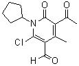 CAS # 1695530-94-9, 5-Acetyl-2-chloro-1-cyclopentyl-1,6-dihydro-4-methyl-6-oxo-3-pyridinecarboxaldehyde