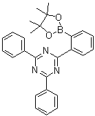 CAS # 1696425-27-0, 2,4-Diphenyl-6-[2-(4,4,5,5-tetramethyl-1,3,2-dioxaborolan-2-yl)phenyl]-1,3,5-triazine