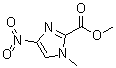 structure of CAS# 169770-25-6, 4-硝基-1-甲基咪唑-2-羧酸甲酯