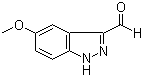 structure of CAS# 169789-37-1, 5-Methoxy-1H-indazole-3-carboxaldehyde