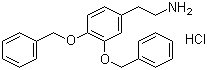 structure of CAS# 1699-56-5, 3,4-Dibenzyloxyphenethylamine hydrochloride