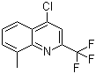 structure of CAS# 1701-25-3, 4-氯-8-甲基-2-(三氟甲基)喹啉
