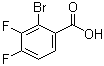 structure of CAS# 170108-05-1, 2-Bromo-3,4-difluorobenzoic acid