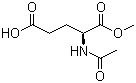 structure of CAS# 17015-15-5, N-Acetyl-L-glutamic acid 1-methyl ester