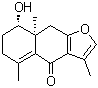 CAS # 17015-43-9, Curcolone, (8S-cis)-7,8,8a,9-Tetrahydro-8-hydroxy-3,5,8a-trimethylnaphtho[2,3-b]furan-4(6H)-one, Nehipetol