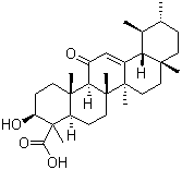 structure of CAS# 17019-92-0, 11-酮基-beta-乳香酸