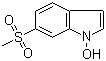 structure of CAS# 170492-47-4, 1-羟基-6-甲基磺酰基吲哚