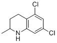 structure of CAS# 1706440-47-2, 5,7-Dichloro-2-methyl-1,2,3,4-tetrahydroquinoline