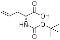 structure of CAS# 170899-08-8, Boc-D-Allylglycine