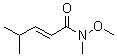 CAS 登录号：170969-86-5, (E)-N-甲氧基-N,4-二甲基-2-戊烯酰胺