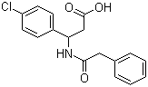 CAS # 171002-19-0, 4-Chloro-beta-[(2-phenylacetyl)amino]benzenepropanoic acid
