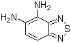 CAS # 1711-66-6, 2,1,3-Benzothiadiazole-4,5-diamine, 2,1,3-Benzothiadiazole-2-SIV-4,5-diamine, 4,5-Diamino-2,1,3-benzothiadiazole, 4,5-Diaminobenzothiadiazole