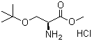structure of CAS# 17114-97-5, O-tert-Butyl-L-serine methyl ester hydrochloride