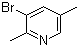 structure of CAS# 17117-19-0, 3-溴-2,5-二甲基吡啶