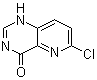 structure of CAS# 171178-33-9, 6-Chloropyrido[3,2-d]pyrimidin-4(1H)-one