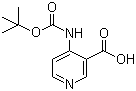 structure of CAS# 171178-34-0, 4-[(tert-Butoxycarbonyl)amino]nicotinic acid