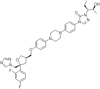 structure of CAS# 171228-49-2, Posaconazole