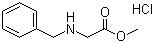 structure of CAS# 17136-35-5, N-苄基甘氨酸甲酯盐酸盐