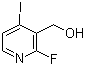 structure of CAS# 171366-19-1, 2-Fluoro-4-iodo-3-pyridinemethanol