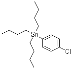 structure of CAS# 17151-48-3, Tributyl(4-chlorophenyl)stannane