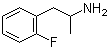 structure of CAS# 1716-60-5, 2-Fluoroamphetamine
