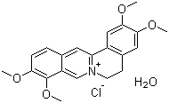 structure of CAS# 171869-95-7, 巴马汀氯化物一水合物