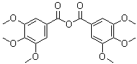 structure of CAS# 1719-88-6, 3,4,5-三甲氧基苯甲酸酐