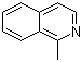 structure of CAS# 1721-93-3, 1-甲基异喹啉