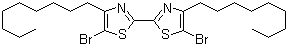 structure of CAS# 172100-44-6, 5,5'-二溴-4,4'-二壬基-2,2'-联噻唑
