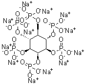 structure of CAS# 17211-15-3, Dodecasodium phytate