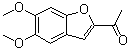 structure of CAS# 17249-61-5, 2-乙酰基-5,6-二甲氧基苯并呋喃