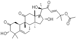 CAS # 17278-28-3, Isocucurbitacin B, (3alpha,9beta,10alpha,16alpha,23E)-25-(Acetyloxy)-3,16,20-trihydroxy-9-methyl-19-norlanosta-5,23-diene-2,11,22-trione, NSC 106400