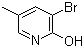 structure of CAS# 17282-02-9, 3-Bromo-2-hydroxy-5-methylpyridine
