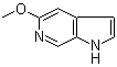 structure of CAS# 17288-53-8, 5-甲氧基-1H-吡咯并[2,3-c]吡啶