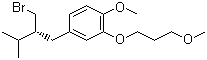 structure of CAS# 172900-69-5, 2-(3-甲氧基丙氧基)-4-((R)-2-(溴甲基)-3-甲基丁基)-1-甲氧基苯