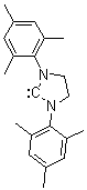 structure of CAS# 173035-11-5, 1,3-Bis(2,4,6-trimethylphenyl)imidazolidin-2-ylidene