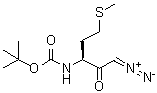 CAS 登录号：173472-42-9, N-[(1S)-3-重氮基-1-[2-(甲硫基)乙基]-2-氧代丙基]氨基甲酸叔丁酯
