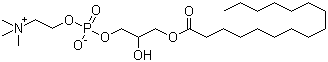 structure of CAS# 17364-16-8, Palmitoyl Lyso-phosphocholine