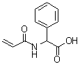 CAS # 173947-32-5, alpha-[(1-Oxo-2-propenyl)amino]benzeneacetic acid