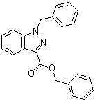 CAS # 174180-54-2, 1-(Phenylmethyl)-1H-indazole-3-carboxylic acid phenylmethyl ester