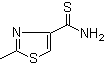 structure of CAS# 174223-29-1, 2-甲基噻唑-4-硫代甲酰胺