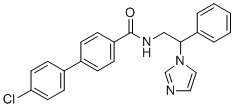 structure of CAS# 174262-13-6, N-(2-(1H-咪唑-1-基)-2-苯基乙基)-4'-氯-[1,1'-联苯]-4-甲酰胺