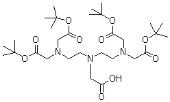 structure of CAS# 174267-71-1, N'-(羧甲基)二乙烯三胺-N,N,N",N"-四乙酸四叔丁酯