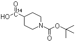 CAS # 174316-71-3, 1,4-Piperidinedicarboxylic-4-<sup>14</sup>C acid 1-(1,1-dimethylethyl) ester
