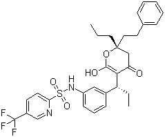 structure of CAS# 174484-41-4, Tipranavir